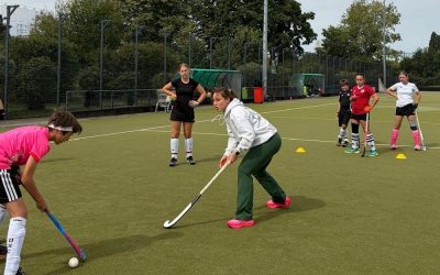 Nike Rühr im DSC-Hockeycamp